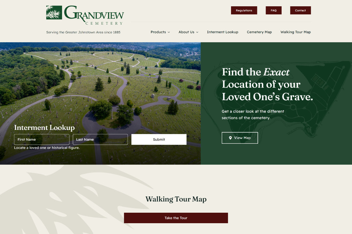 Grandview home page